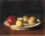 Henri Fantin-Latour A plate of apples oil painting